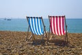 Deck Chairs Royalty Free Stock Photo