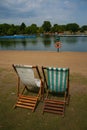 Deck Chairs in Hyde Park