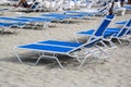 Deck chairs Royalty Free Stock Photo