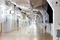 Deck of the cruise ship at night time Royalty Free Stock Photo