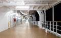 Deck of the cruise ship at night time Royalty Free Stock Photo