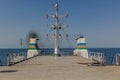 Deck of a ferry at the Caspian S