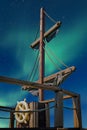 Pirate ship deck Royalty Free Stock Photo