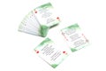 A deck of poker cards used for Cartomancy divination reading Royalty Free Stock Photo