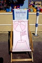 Deckchair Hire, Weymouth, Dorset, UK Royalty Free Stock Photo