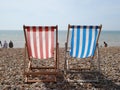 Deckchairs Royalty Free Stock Photo