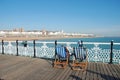 Deckchairs on Brighton Pier 1