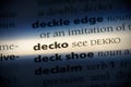 Decko Royalty Free Stock Photo