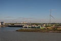 Decloedt en Zoon NV boats docked in Antwerpen port, Belgium Royalty Free Stock Photo