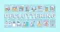 Decluttering word concepts banner