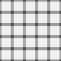 Deco check texture vector, bag fabric plaid background. Complexity pattern tartan textile seamless in white and grey colors
