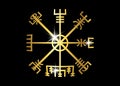 Decoding the ancient of the symbols Norsemen. Vegvisir Viking Golden Compass. The Vikings used many symbols