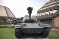 Decommission tank of Thai Army place outdoor at National Memorial to commemorate next Generation.