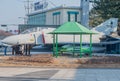 Decommissioned Phantom F4 aircraft in park