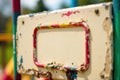 Deconstructed Backboard Elements Focus on the textures and materials of playground backboards in an artistic, isolated Royalty Free Stock Photo