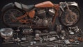 Deconstructed motorcycle