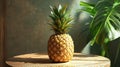 decor pineapple table Royalty Free Stock Photo