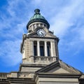 Courthouse Clock Tower Dome - Decorah, Iowa Royalty Free Stock Photo