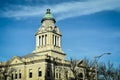 Courthouse Clock Tower Dome - Decorah, Iowa Royalty Free Stock Photo