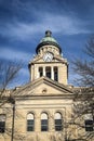 Courthouse Clock Tower Dome - Decorah, Iowa Royalty Free Stock Photo