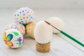Decorate eggs for Easter Royalty Free Stock Photo