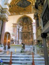 Decorated altar of Italian cathedral