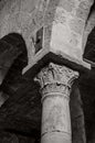 Ancient column, Santa Giusta Cathedral, Sardinia
