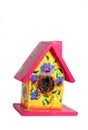 Decorated Bird House Royalty Free Stock Photo