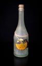 Decorated bottle Royalty Free Stock Photo