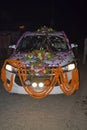 Decorated car for marriage ceremony in india