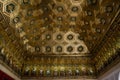 Decorated ceiling in Alcazar, Segovia, Spain Royalty Free Stock Photo