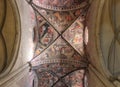 Decorated ceiling in Arezzo Royalty Free Stock Photo