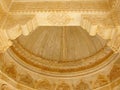 Decorated Ceiling of a Cenotaph in Gaitore, Jaipur, Rajasthan, India