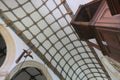 Decorated ceiling in historical church Royalty Free Stock Photo