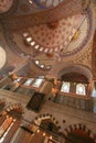 Decorated ceiling inside mosque Royalty Free Stock Photo