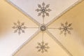 Decorated ceiling in a house near the Tunis Souk