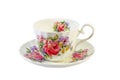 Decorated china cup Royalty Free Stock Photo