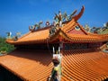 Decorated Chinese Temple Roof Royalty Free Stock Photo