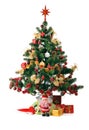 Decorated Christmas fir