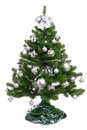 Decorated Christmas fir tree