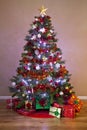 Decorated Christmas Tree With Gifts