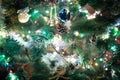 Decorated Christmas treewith shine lights