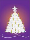 Decorated Christmas tree Royalty Free Stock Photo