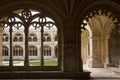 Decorated cloister arches Royalty Free Stock Photo