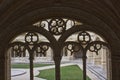 Decorated cloister arches Royalty Free Stock Photo