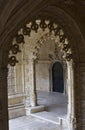 Decorated cloister arches portal Royalty Free Stock Photo