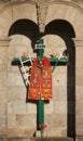 A decorated cross in Arequipa
