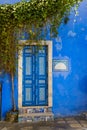 Door of a traditional house in Tunisia Royalty Free Stock Photo