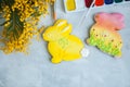 Decorated Easter Bunny Cookies