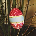 A decorated Easter egg Royalty Free Stock Photo
